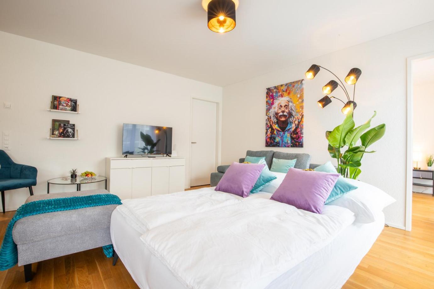 Special Einstein Iiv Apartment, Messe Kleinbasel 10-Star Zewnętrze zdjęcie